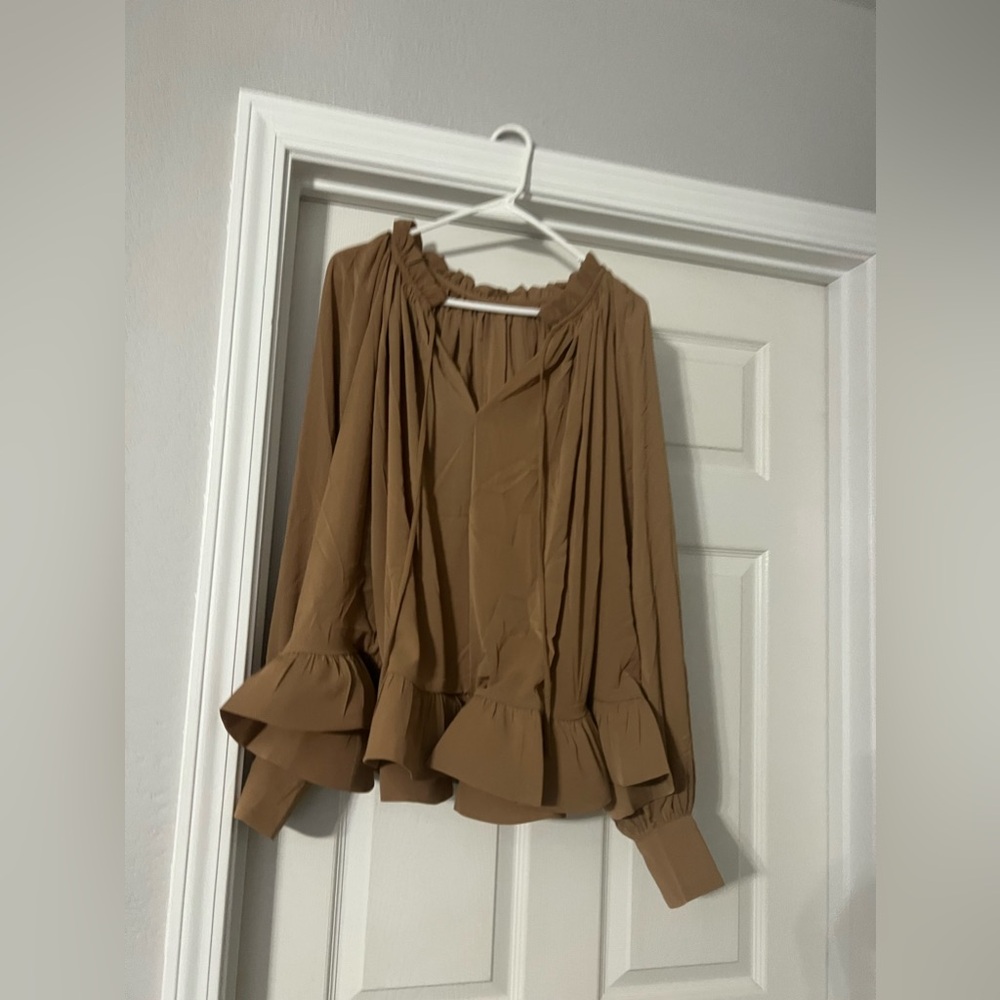 New Tan Top from K&K Boutique